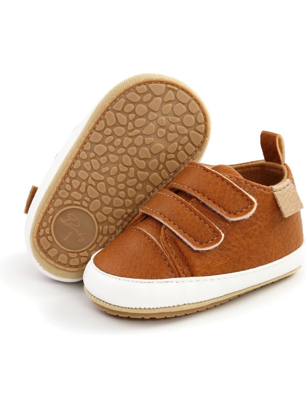 Stylish Baby High Top Ankle Sneakers | Soft Rubber Sole, Anti-Slip Moccasins
